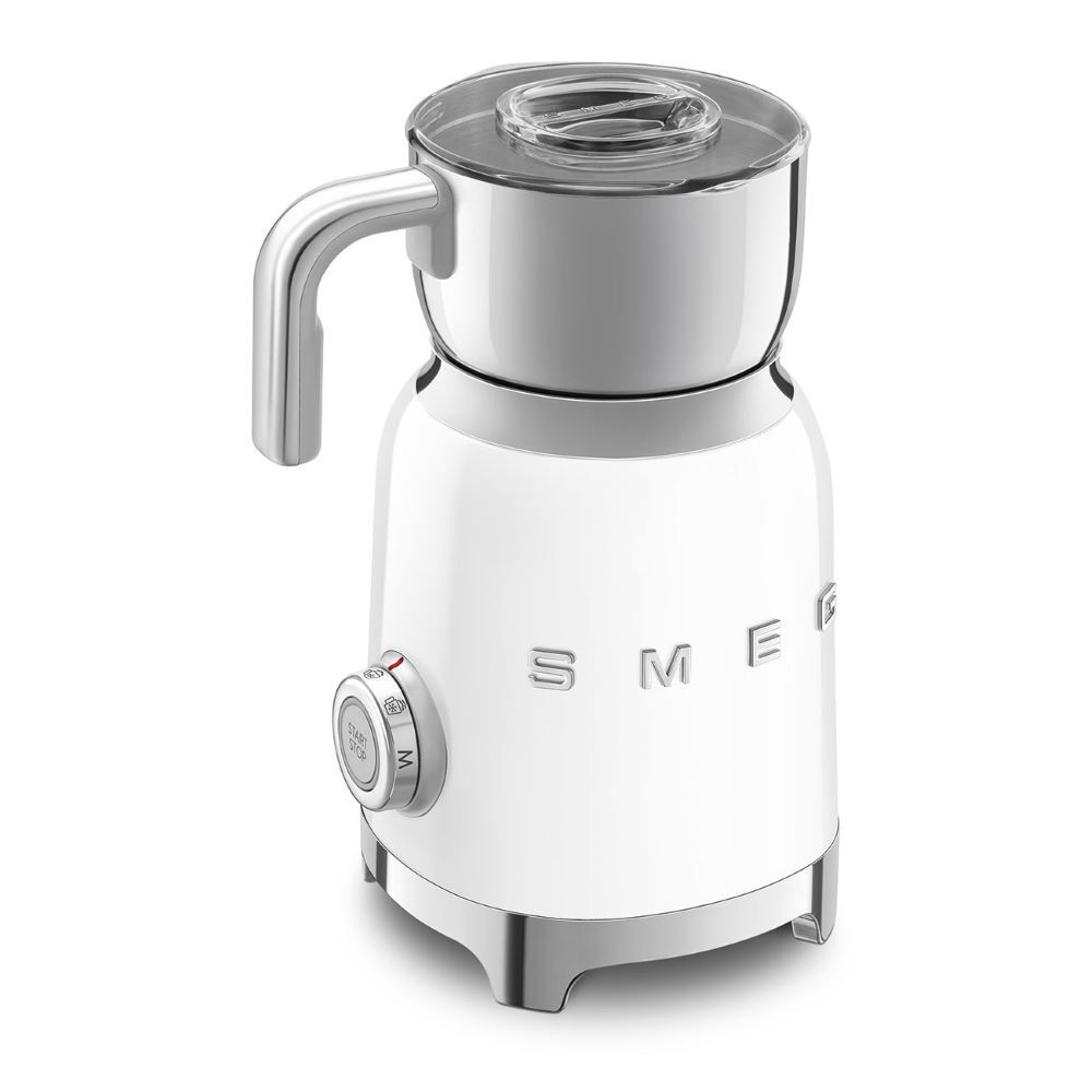 Smeg 50's Style Retro MFF11WHUK Milk Frother - White - Image 3