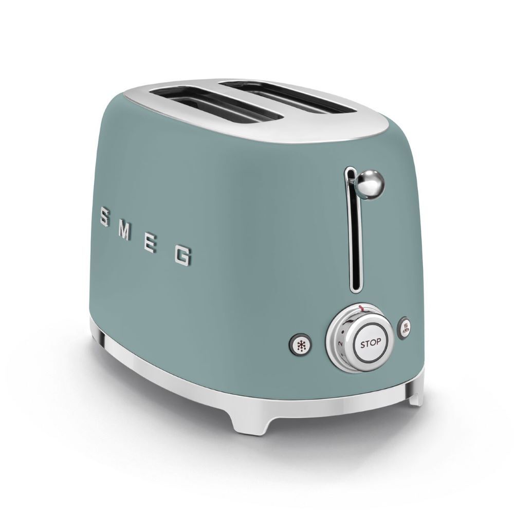 Smeg 50's Style Retro TSF01EGMUK 2 Slice Toaster - Emerald Green - Image 3