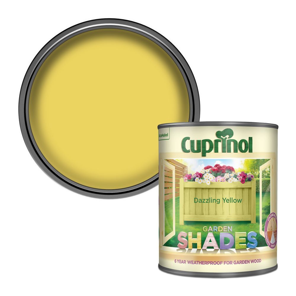 Cuprinol Garden Shades Colour & Protect - Dazzling Yellow - Image 2