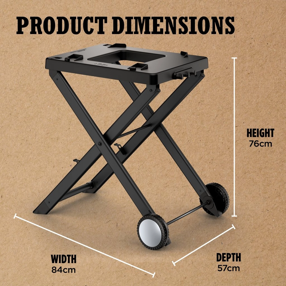 Ninja XSKGRLLSTDEUK Woodfire Electric BBQ Stand - Black (OG701UK) - Image 2