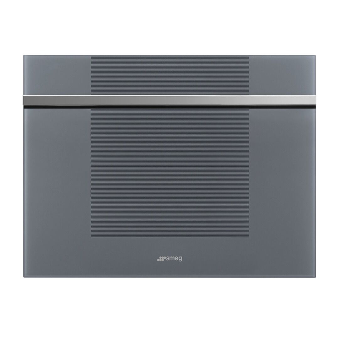 Smeg CVI121S3 Linea Compact Wine Cooler Reversible hinge in Silver Glass