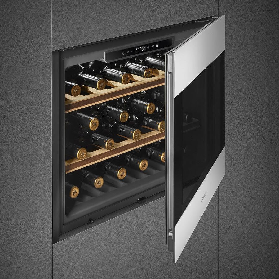 Smeg CVI321X3 Classic Wine Cooler with Reversible Hinge Stainless Steel - Image 6