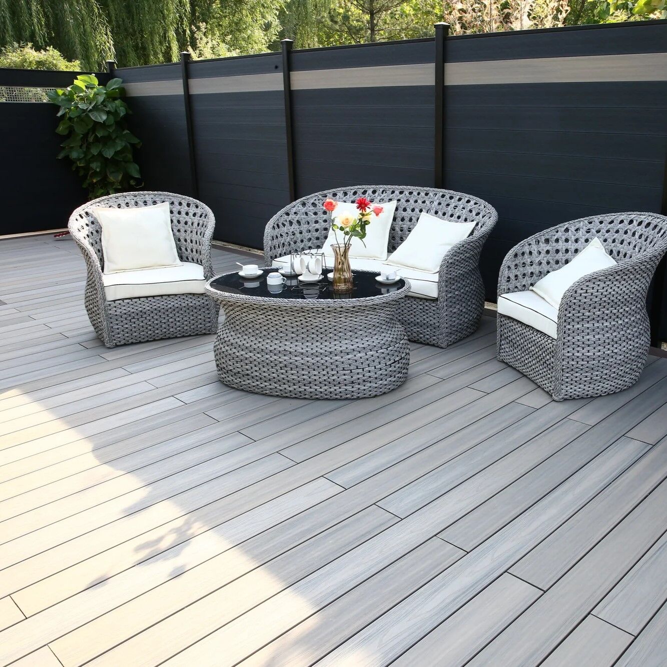 EasyFit Composite Deck Board Duo in Antique & Charcoal - Image 2