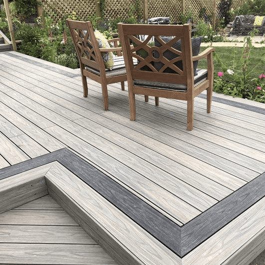 EasyFit Composite Deck Board Duo in Antique & Charcoal