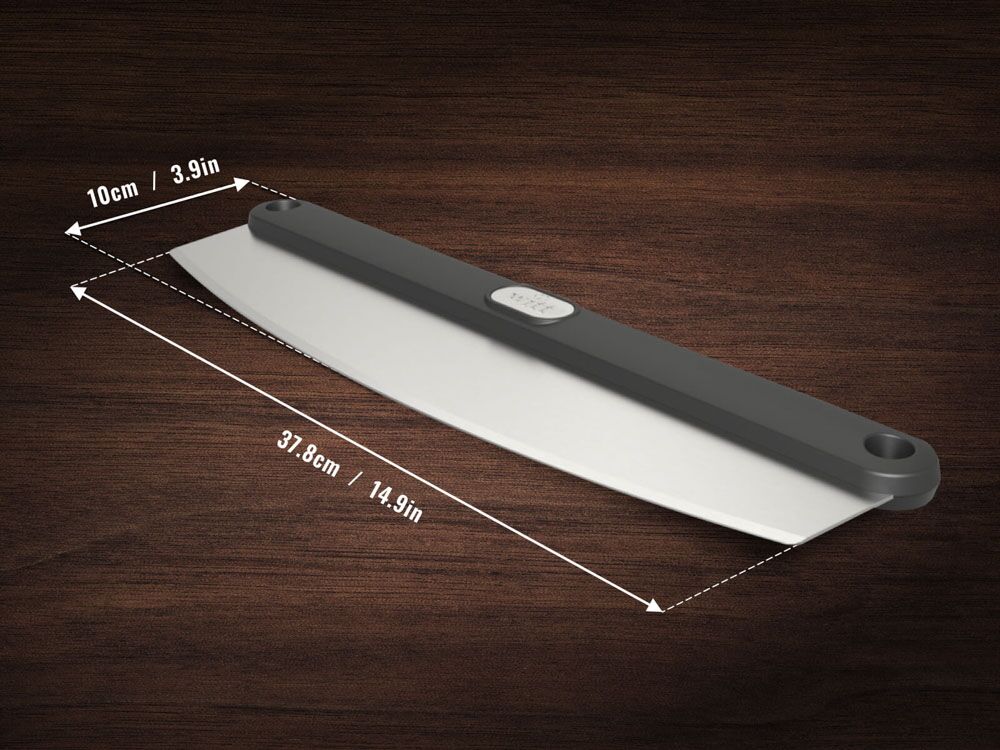 Witt Pizza Cutter Rockerblade - Stainless Steel - Image 2