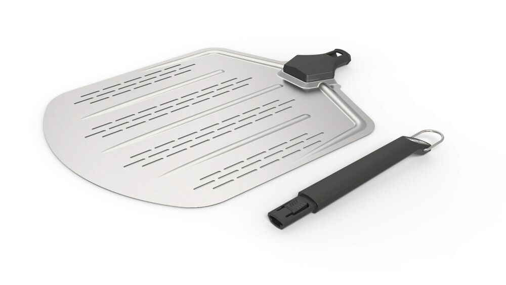 Witt Perforated Pizza Peel 14" - Stainless Steel - Image 3
