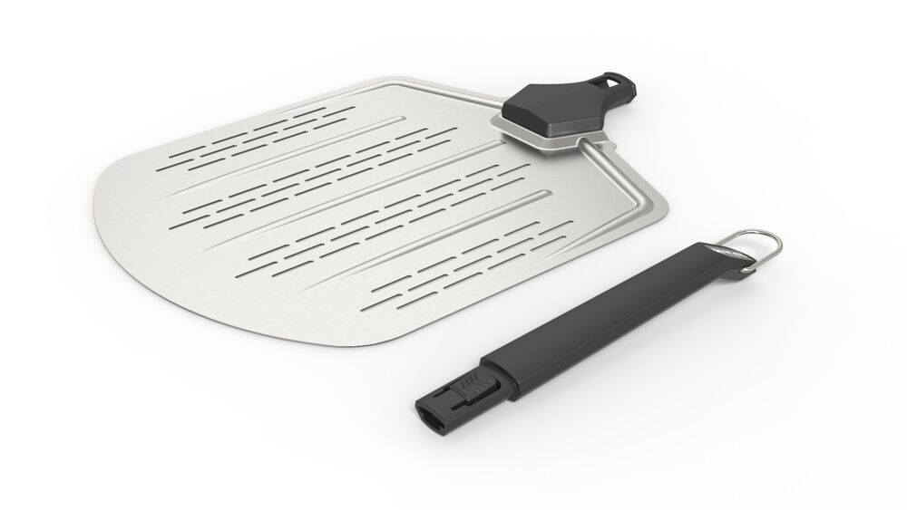 Witt Perforated Pizza Peel 12" - Stainless Steel - Image 9