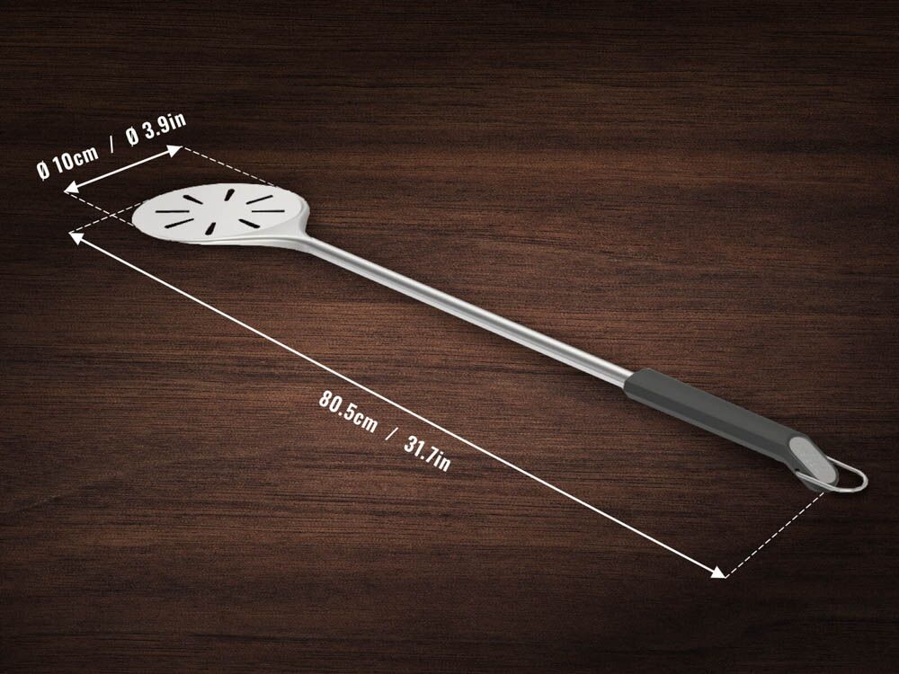 Witt Pizza Turning Peel 4" - Stainless Steel - Image 2