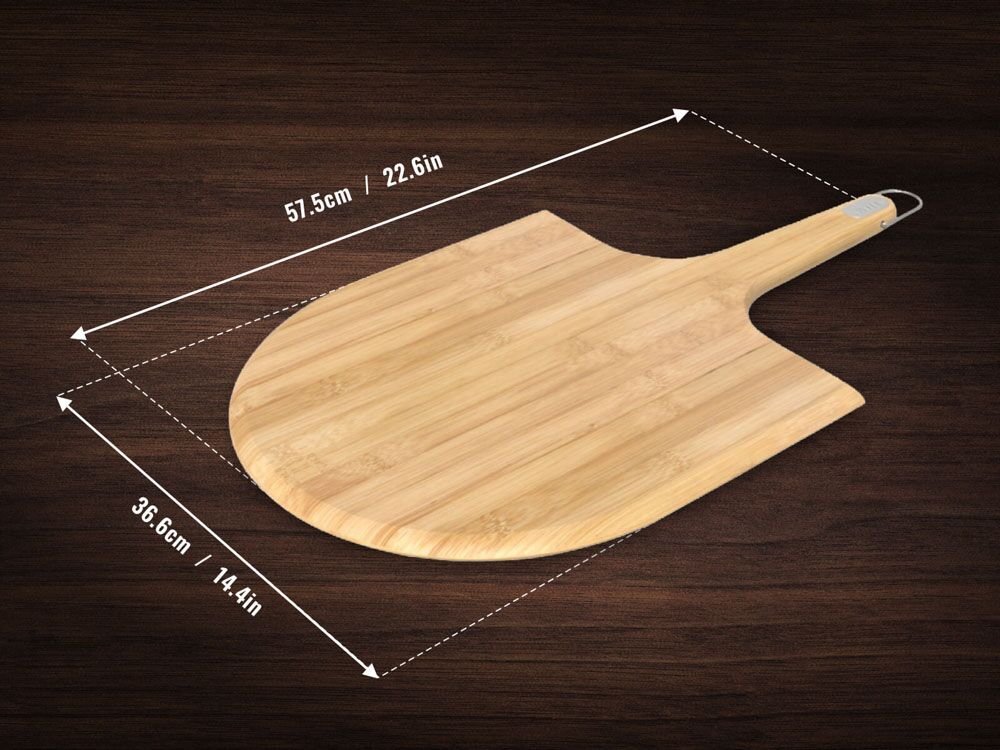 Witt Pizza Peel 14" - Wood - Image 15