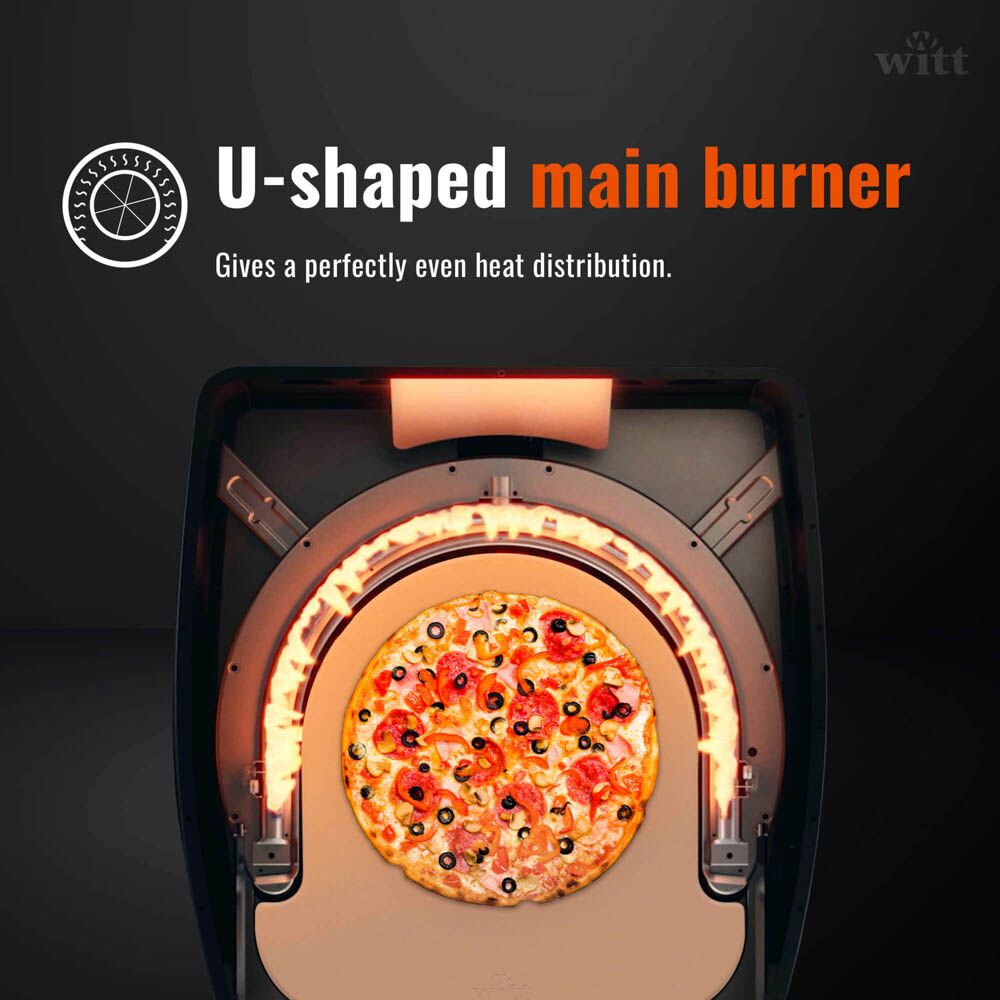 Witt Etna Fermo Pizza Oven 16" - Orange - Image 4