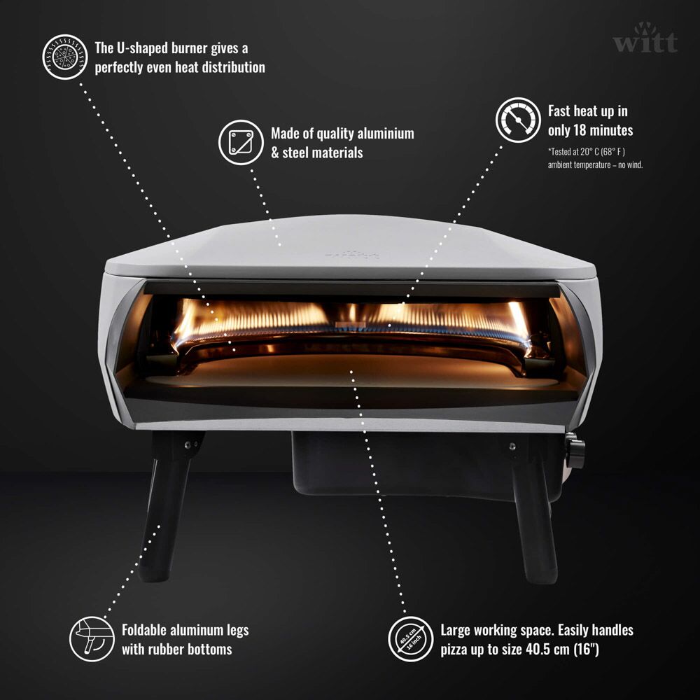 Witt Etna Fermo Pizza Oven 16" - Stone - Image 7