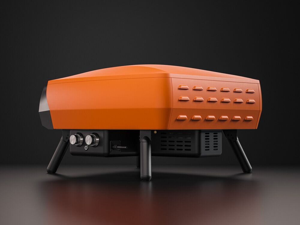 Witt Etna Rotante Pizza Oven 16" - Orange - Image 3