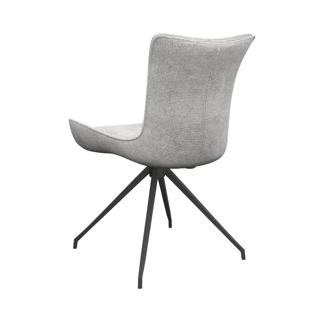 Amber Dining Chair Light Grey - Pair - Image 4