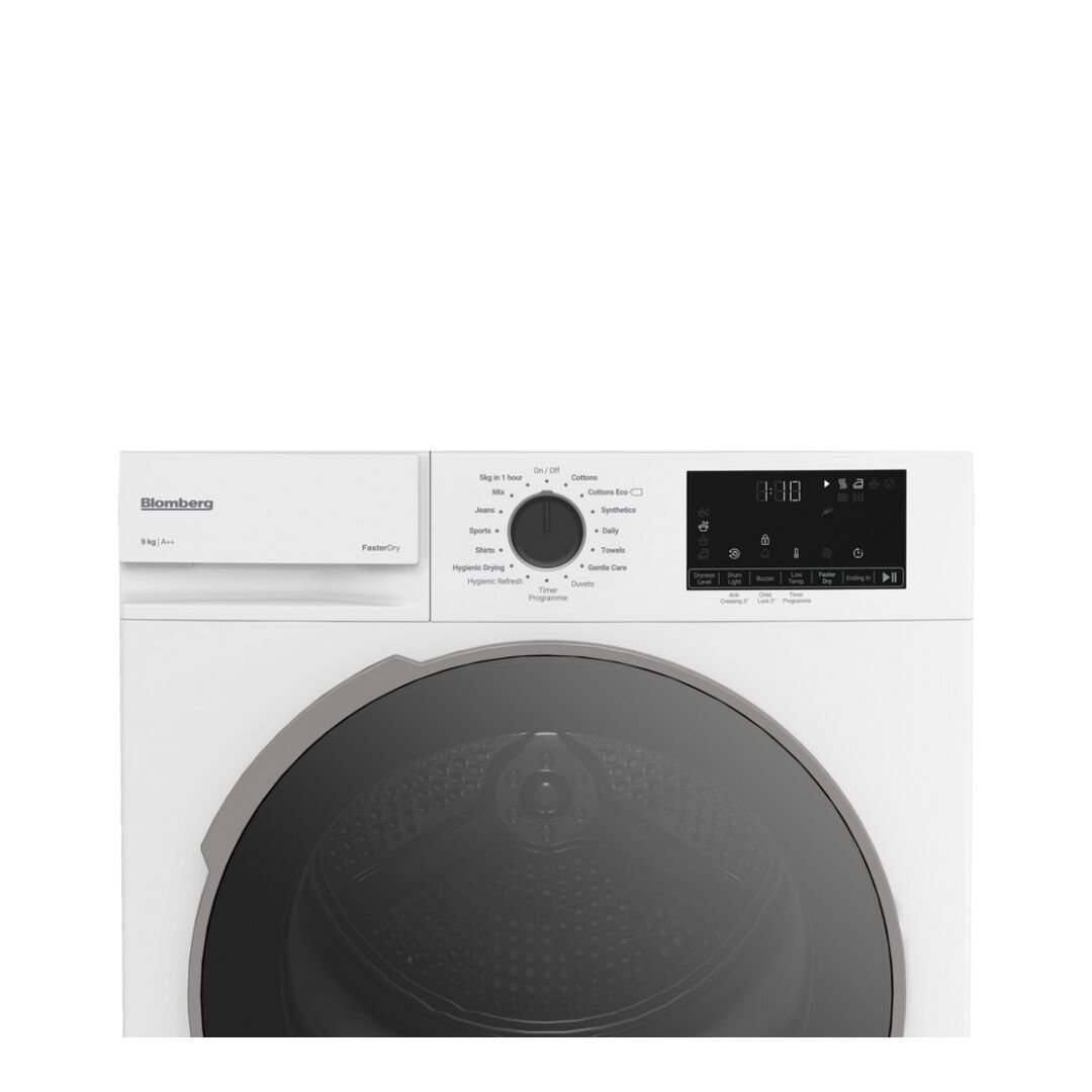 Blomberg LTAH39420W 9kg Heat Pump Tumble Dryer - White - Image 3