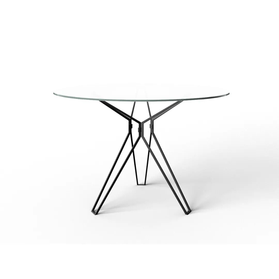 Strata Round Dining Table Clear - 120cm - Image 2
