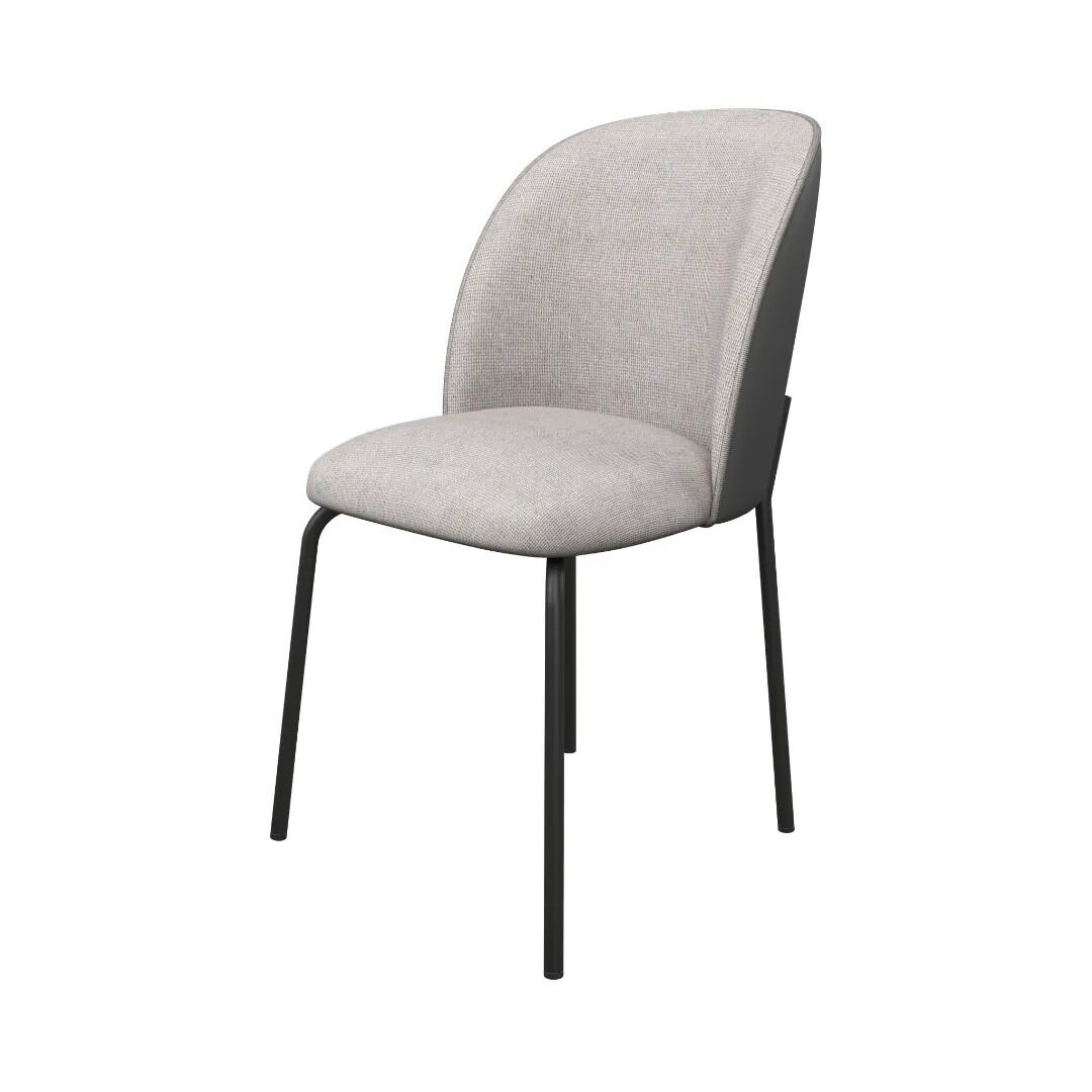 Cartier Dining Chair 2 Tone Grey - Pair - Image 2