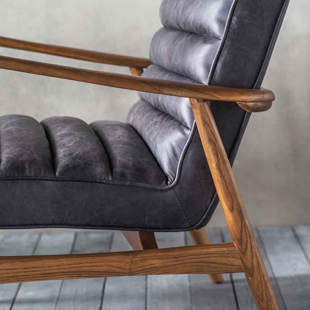 Busan Armchair Antique Ebony - Image 2