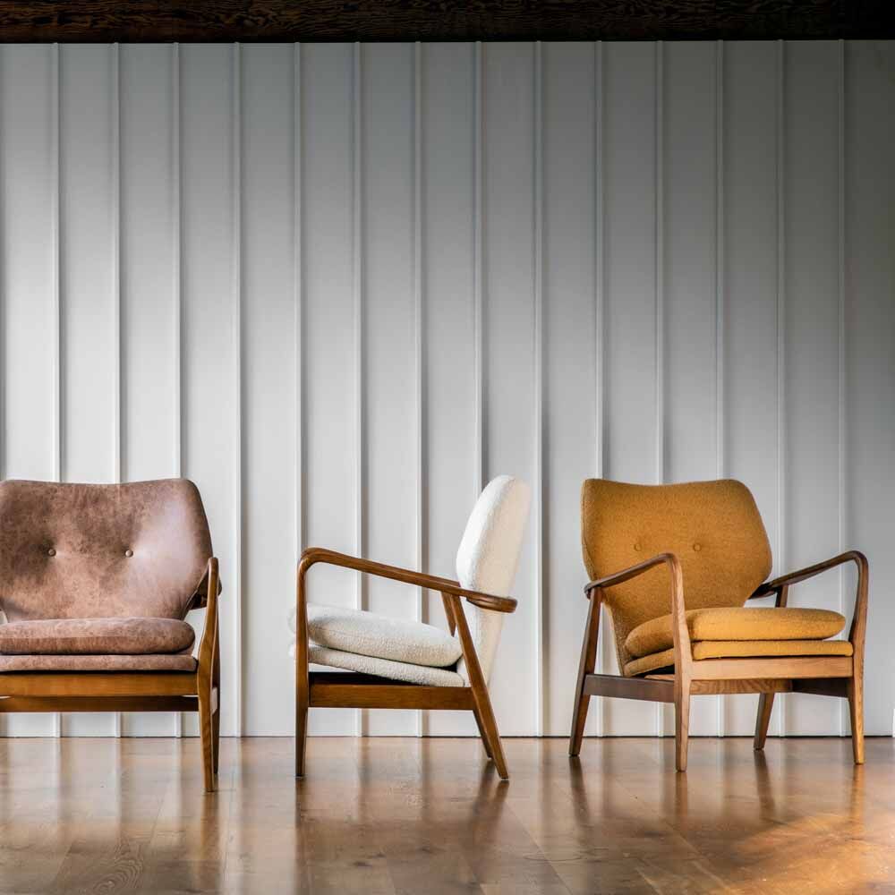 Kalmar Armchair Ochre - Image 2