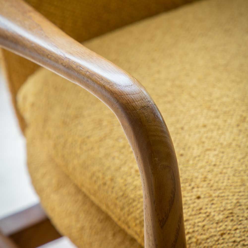 Kalmar Armchair Ochre - Image 4