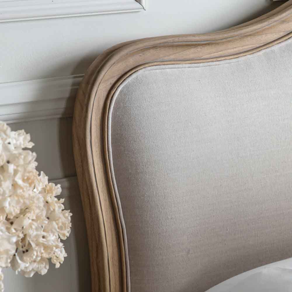 Ghent 6' Linen Upholstered Bed Weathered - Image 2