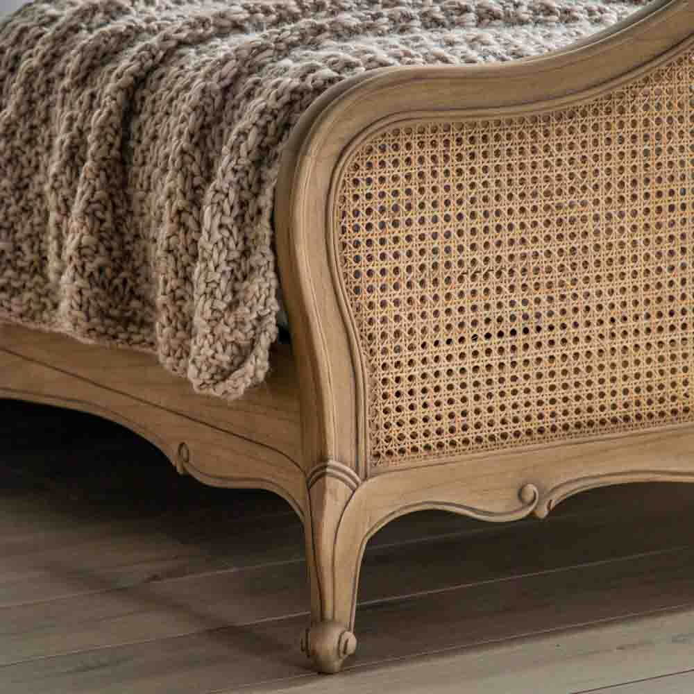 Ghent 5' Cane Bed Weathered - Image 4
