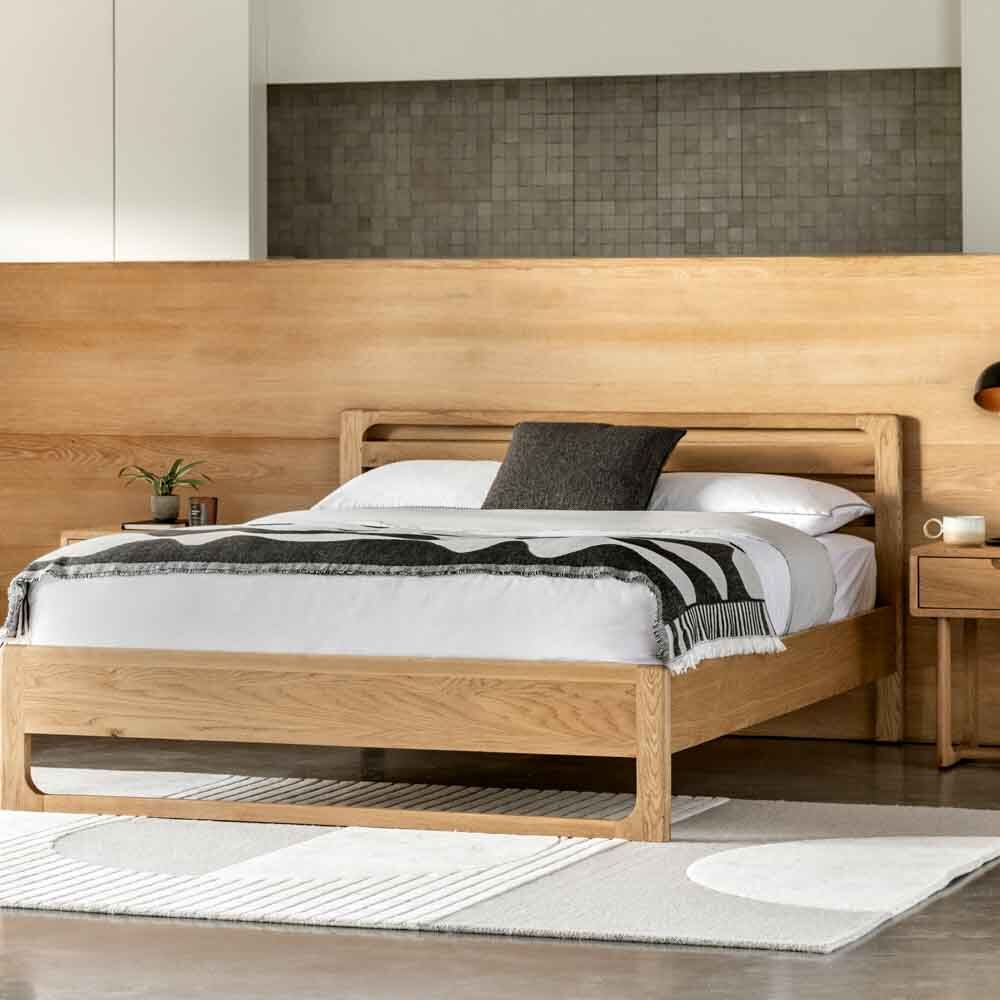 Hamburg 4'6 Bed Natural