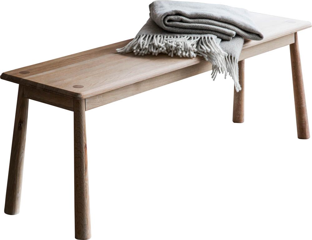 Harbin Dining Bench Oak - Image 5