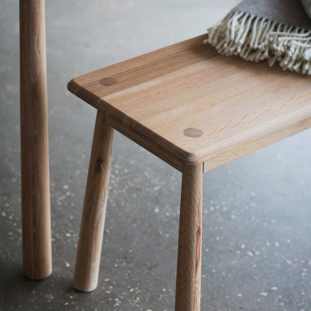 Harbin Dining Bench Oak - Image 2