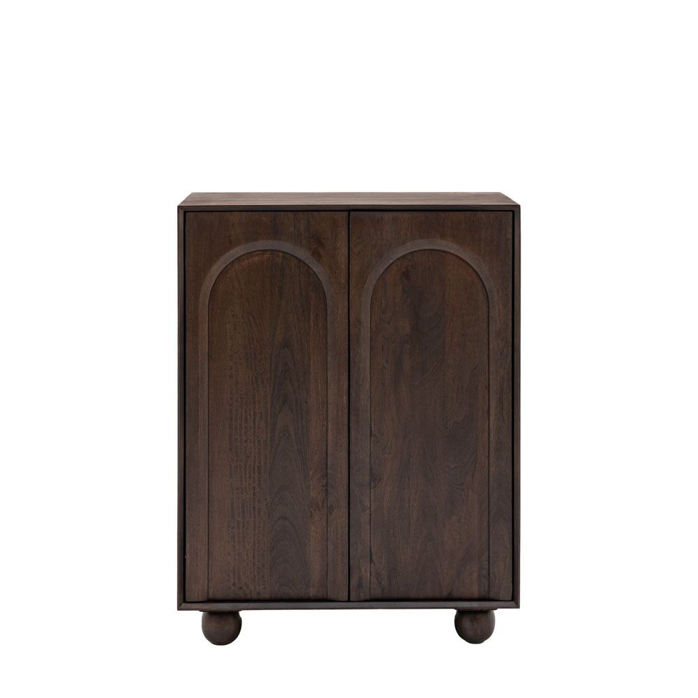 Arch 2 Door Cupboard Walnut - Image 5