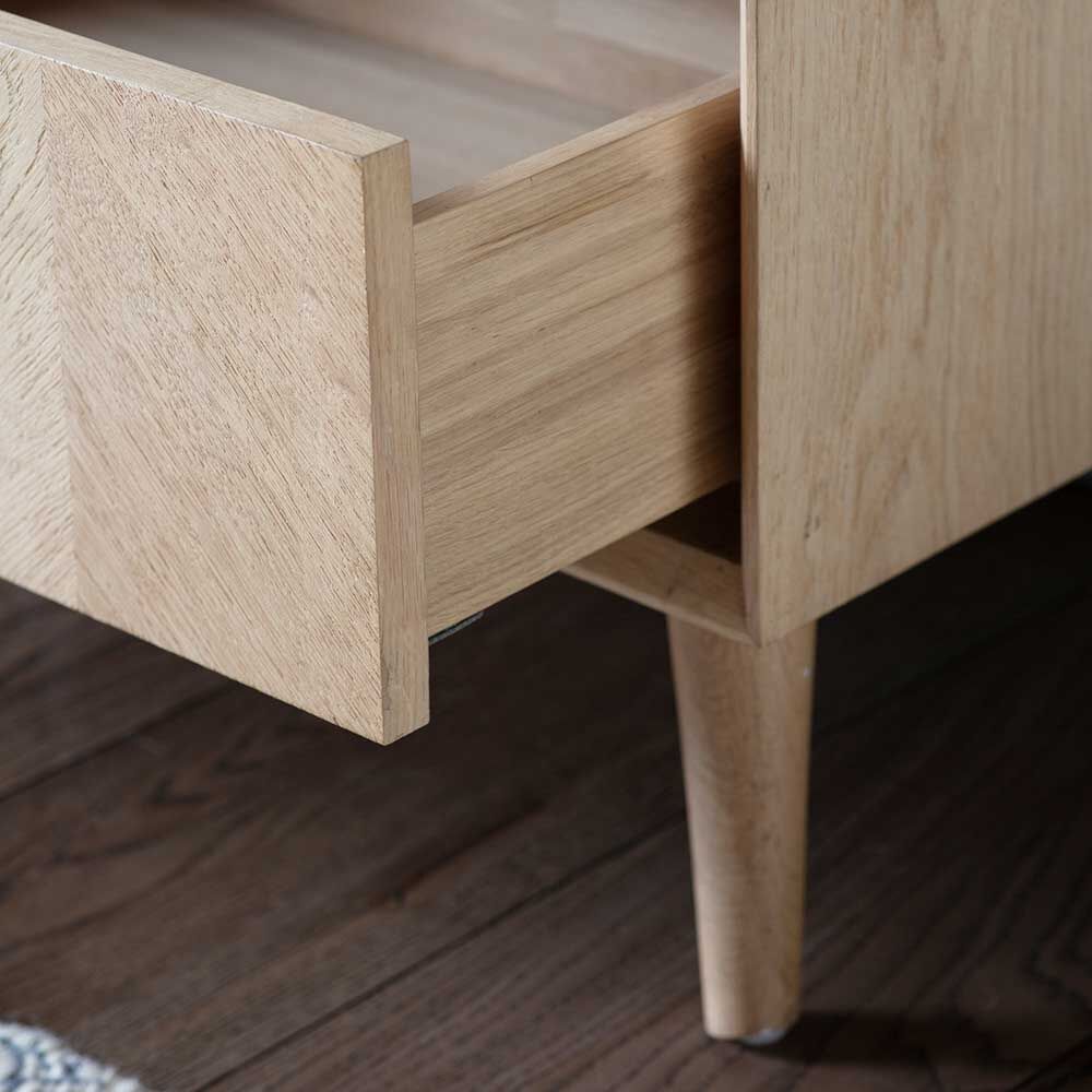Florence 6 Drawer Chest Oak - Image 2