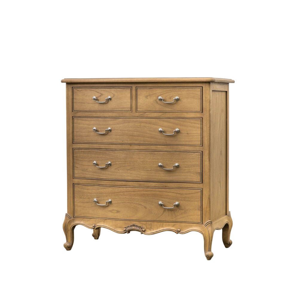 Ghent 5 Drawer Chest Weathered - Image 4