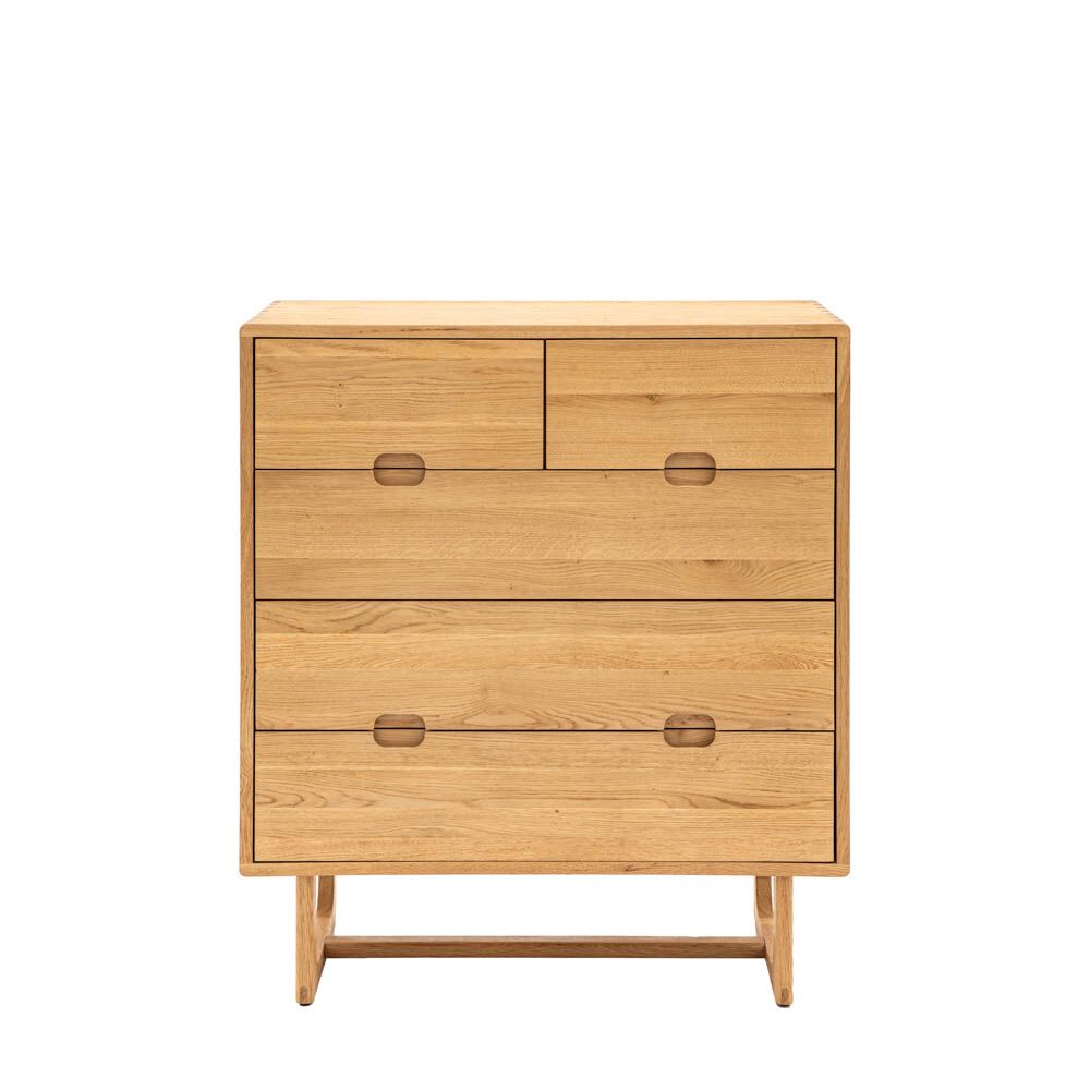 Hamburg 5 Drawer Chest Natural - Image 5