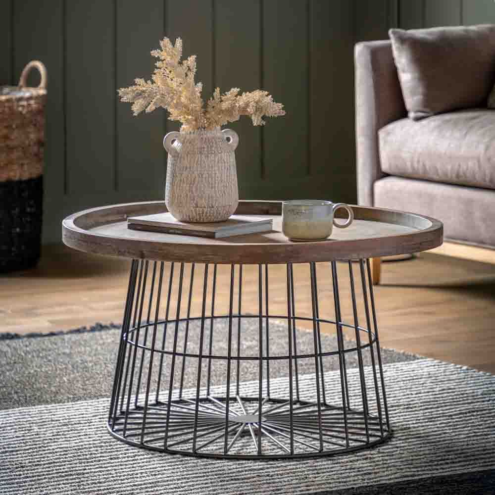 Modica Coffee Table Grey / Natural