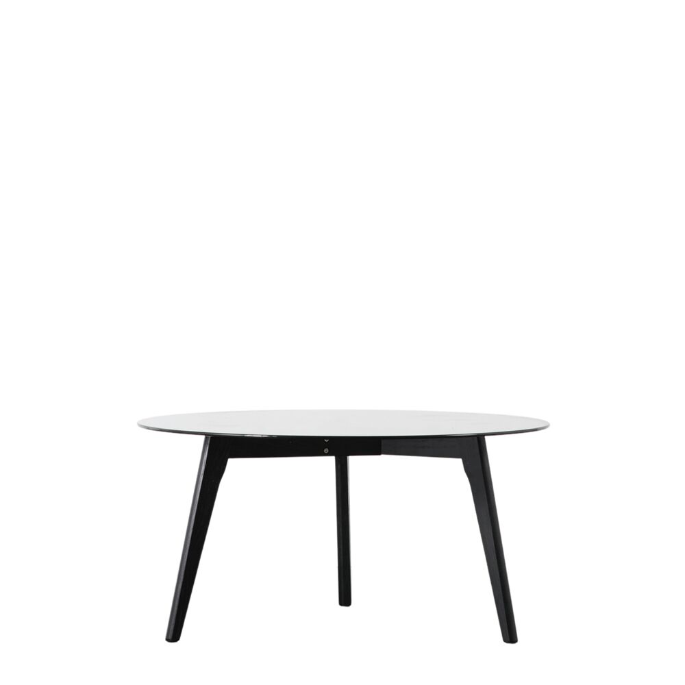Kyoto Round Coffee Table Black - Image 3