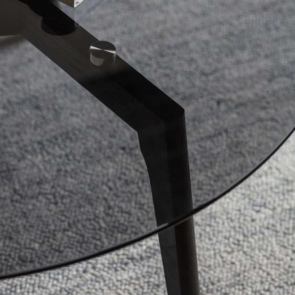 Kyoto Round Coffee Table Black - Image 2