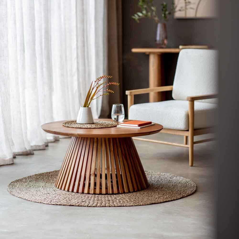 Rochelle Slatted Coffee Table - Image 3