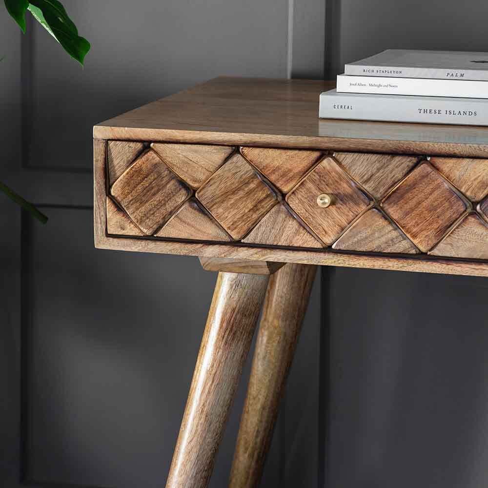 Swindon Console Table Burnt Wax - Image 3