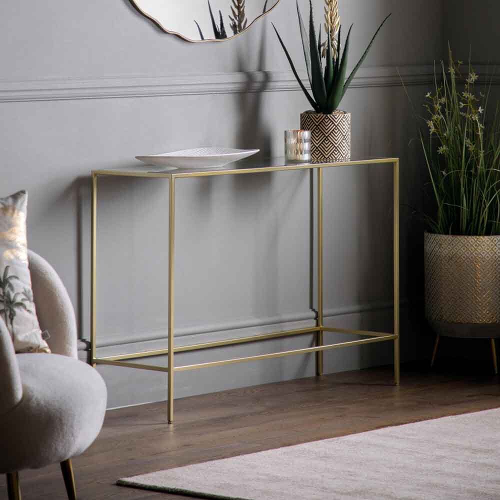 Fremont Console Table Champagne