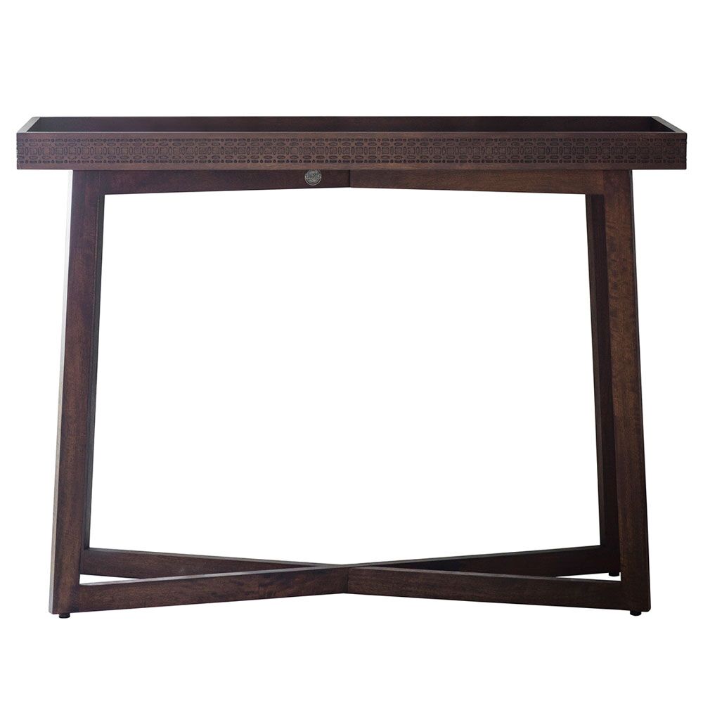 Aswan Retreat Console Table Brown Mango - Image 4