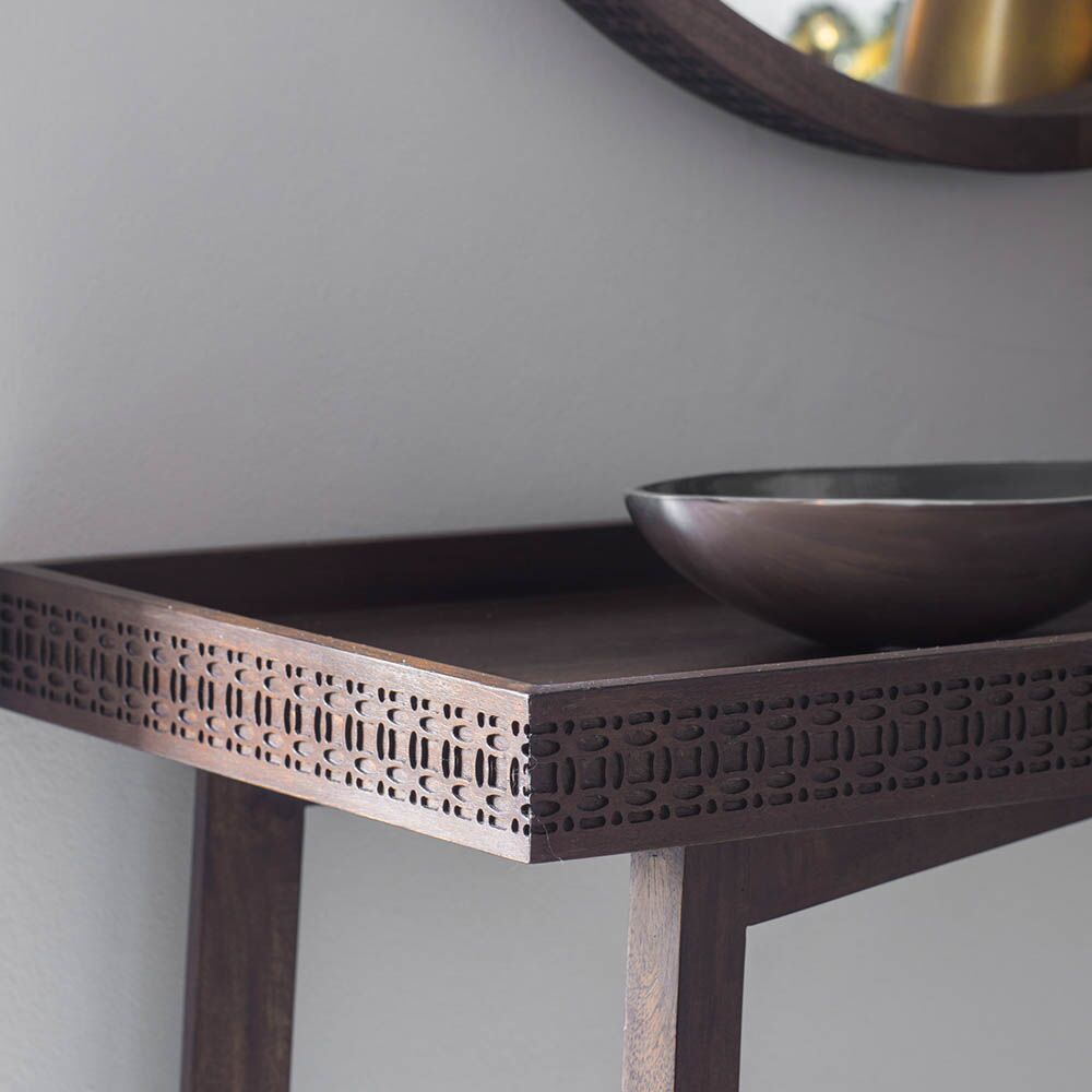 Aswan Retreat Console Table Brown Mango - Image 2