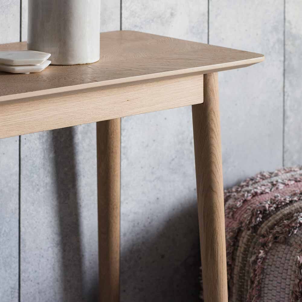 Florence Console Table Oak - Image 2
