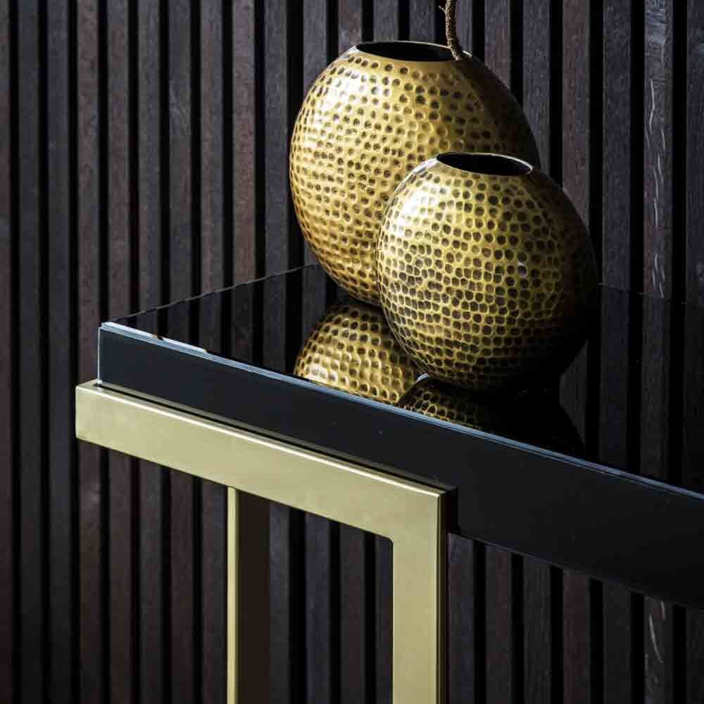 Kiel Console Table Black / Gold - Image 2