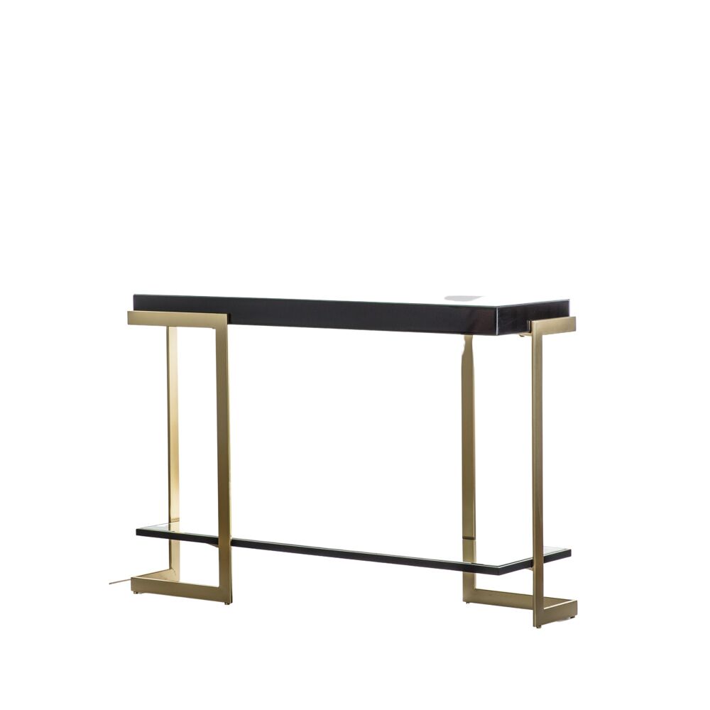 Kiel Console Table Black / Gold - Image 3
