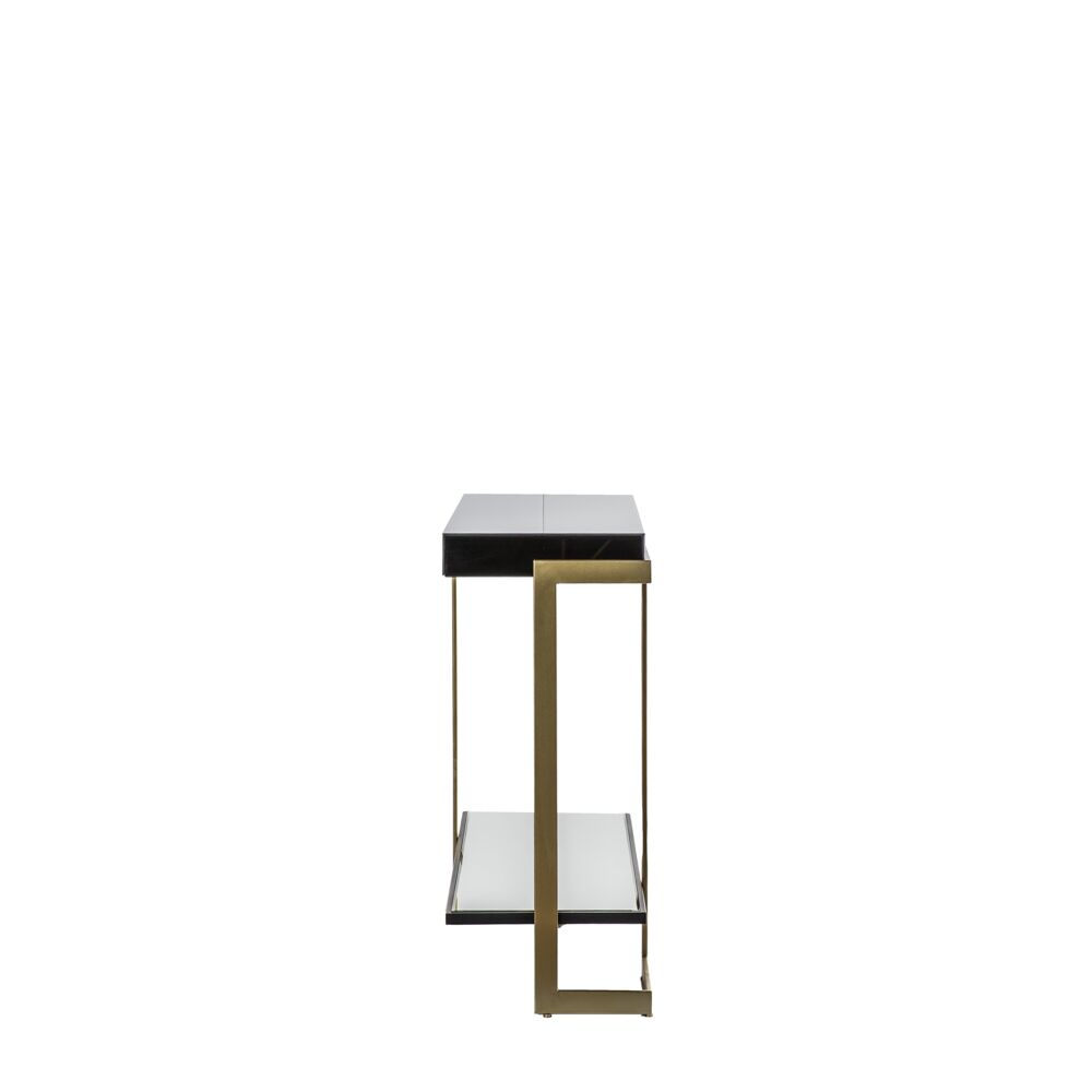 Kiel Console Table Black / Gold - Image 4