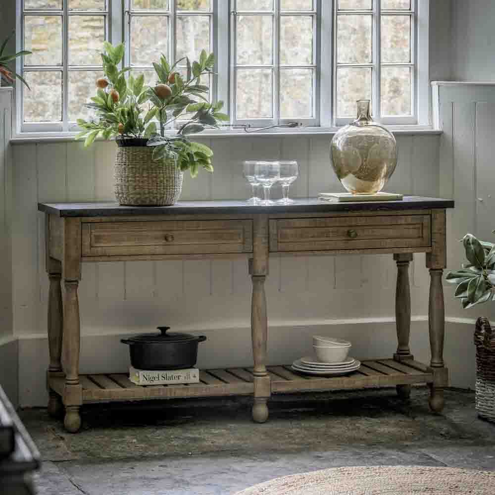 Alberta 2 Drawer Console