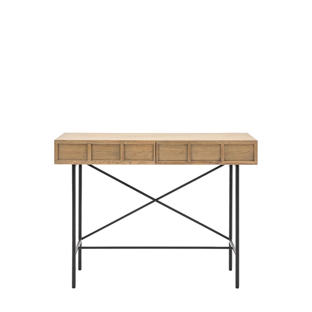 Harty Panelled 2 Drawer Console - Image 5