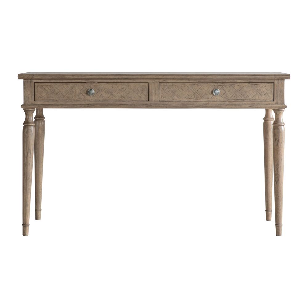 Reims 2 Drawer Desk Natural - Image 5