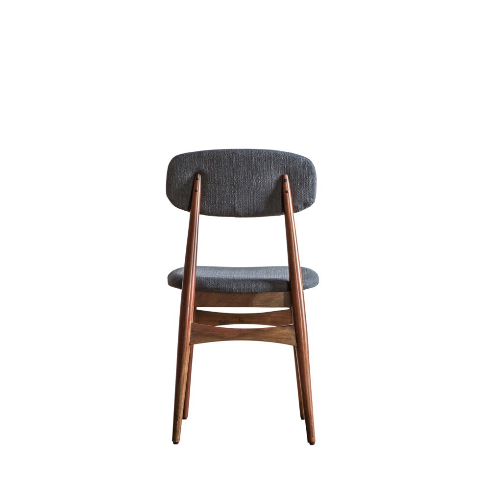 Managua Chair Dark Wood / Grey (2 Pack) - Image 4