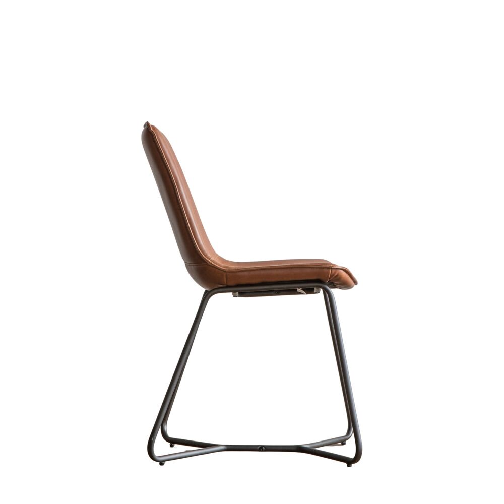 Dayton Chair Brown (2 Pack) - Image 4