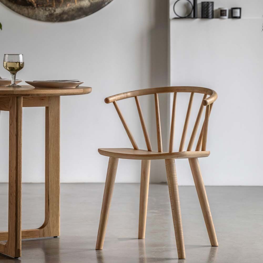 Hamburg Dining Chair Natural (2 Pack)